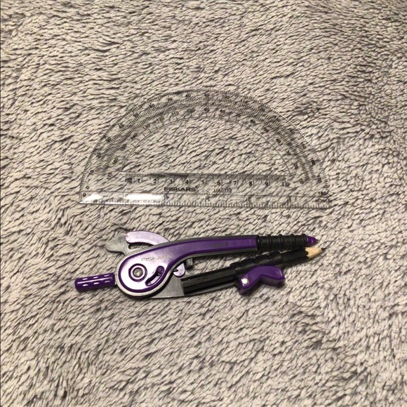 Fiskars Compass and Protractor Set - Picture 2 of 2